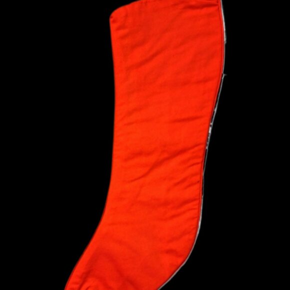 Vintage Wool Needlecraft Santa w/Christmas Gifts Stocking 19 Inches Excellent - Picture 3 of 3